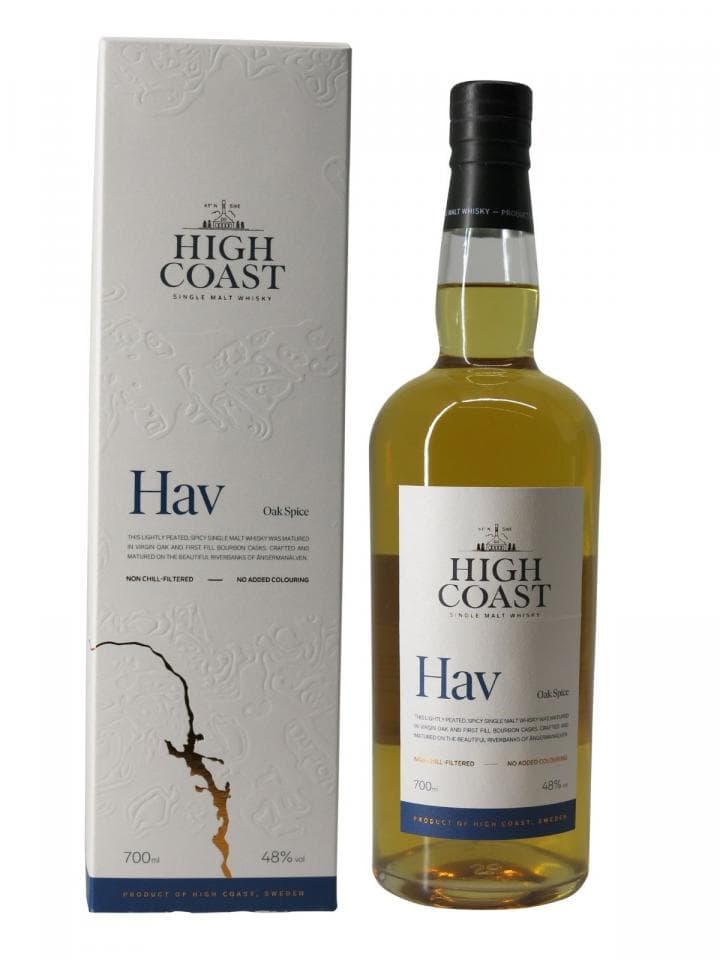 Whisky "Hav" Oak Spice High Coast Coffret d'une bouteille (70cl)