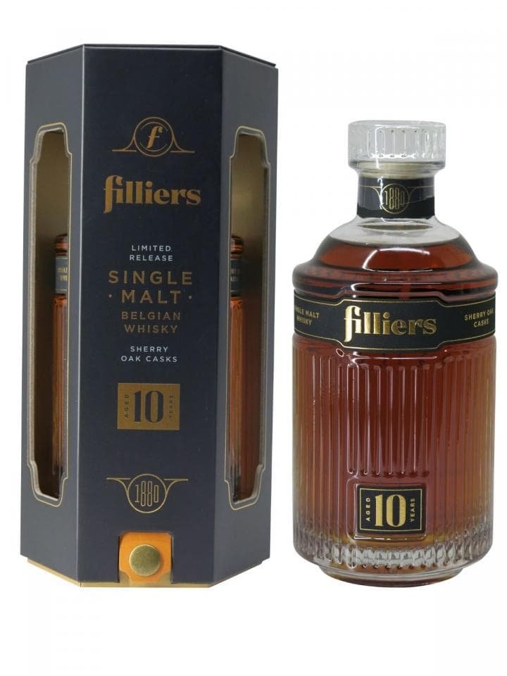 Whisky "10 ans" Filliers Coffret d'une bouteille (70cl)