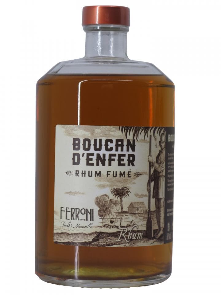 Rhum "Boucan d'Enfer" Maison Ferroni Coffret d'une bouteille (70cl)