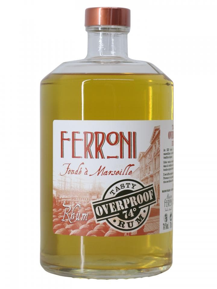 Rhum "Tasty Overproof" Maison Ferroni Bouteille (70cl)