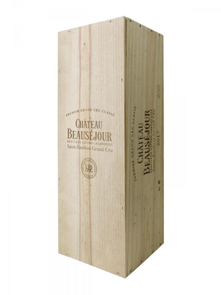 Château Beauséjour Duffau Lagarrosse 2017 Caisse bois d'origine d'une impériale (1x600cl)