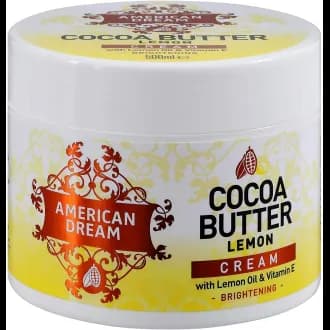 Crème pour le visage et le corps au beurre de cacao au citron (Cocoa Butter Lemon) - American Dream