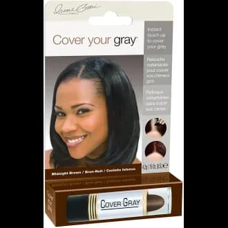 Mascara capillaire Marron (Root Midnight Brown ) - Cover Your Gray