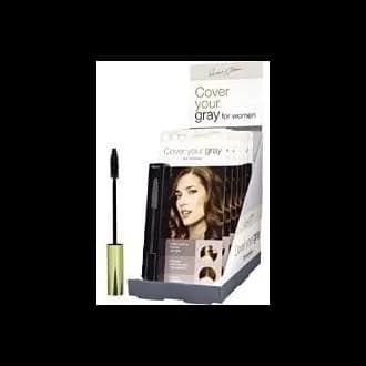 Mascara pour cheveux couleur Noir ( Brush Jet Black) - Cover Your Gray