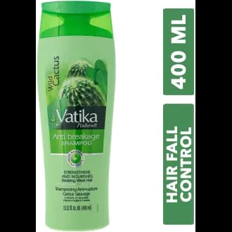 Shampoing Anti chute à l'huile de Cactus et Ail - Dabur Vatika