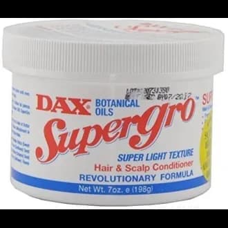 Dax SuperGro Hair & Scalp 7oz - Revitalisant Nourrissant pour Cheveux Secs et Indisciplinés