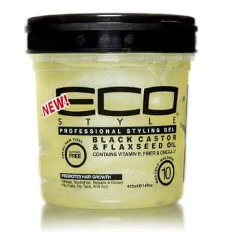 Gel coiffant à l'huile de ricin (Black Castor Oil) - Eco Styler