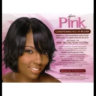 Kit de défrisage cheveux crépus  - Pink Luster