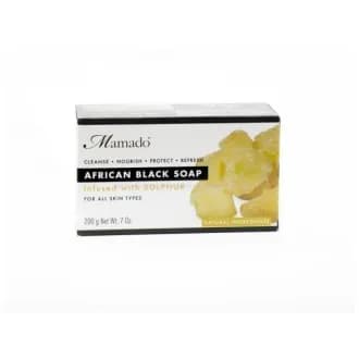 Savon Noir Africain SOUFRE (200g) - Mamado