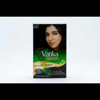 Coloration Cheveux Henné Noir (Nat Black ) - Vatika
