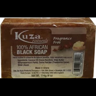 Savoir Noir Fait Maison 100% Pure - AFRICAN BLACK SOAP - Kuza