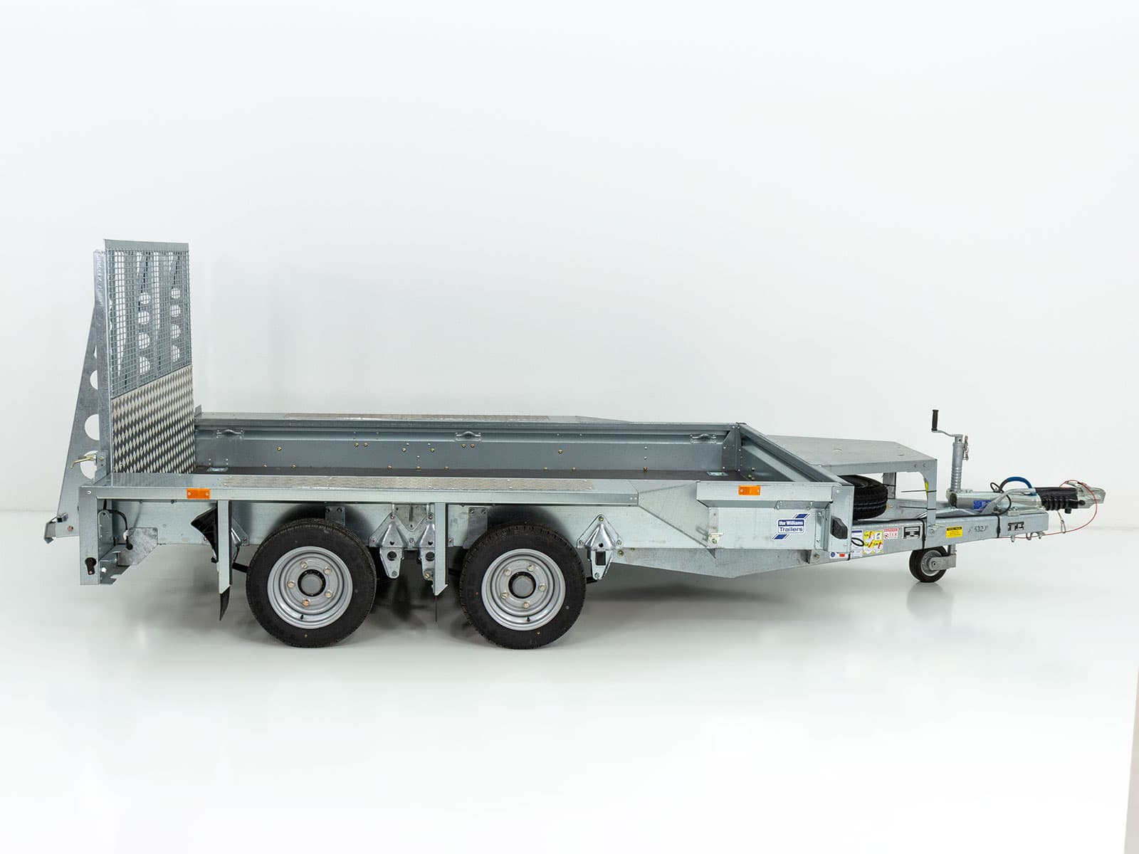 Baumaschinenanhänger Ifor Williams GX105 157x303 2,7t|Auffahrrampe