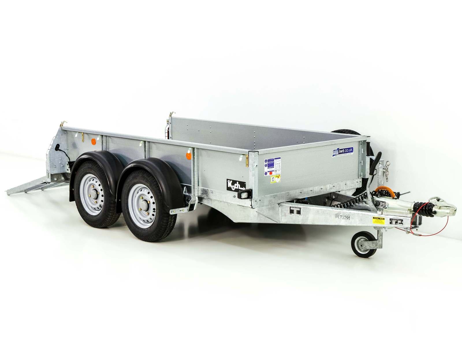 Baumaschinenanhänger Ifor Williams GD 85 158x250 2,7t|Rampe