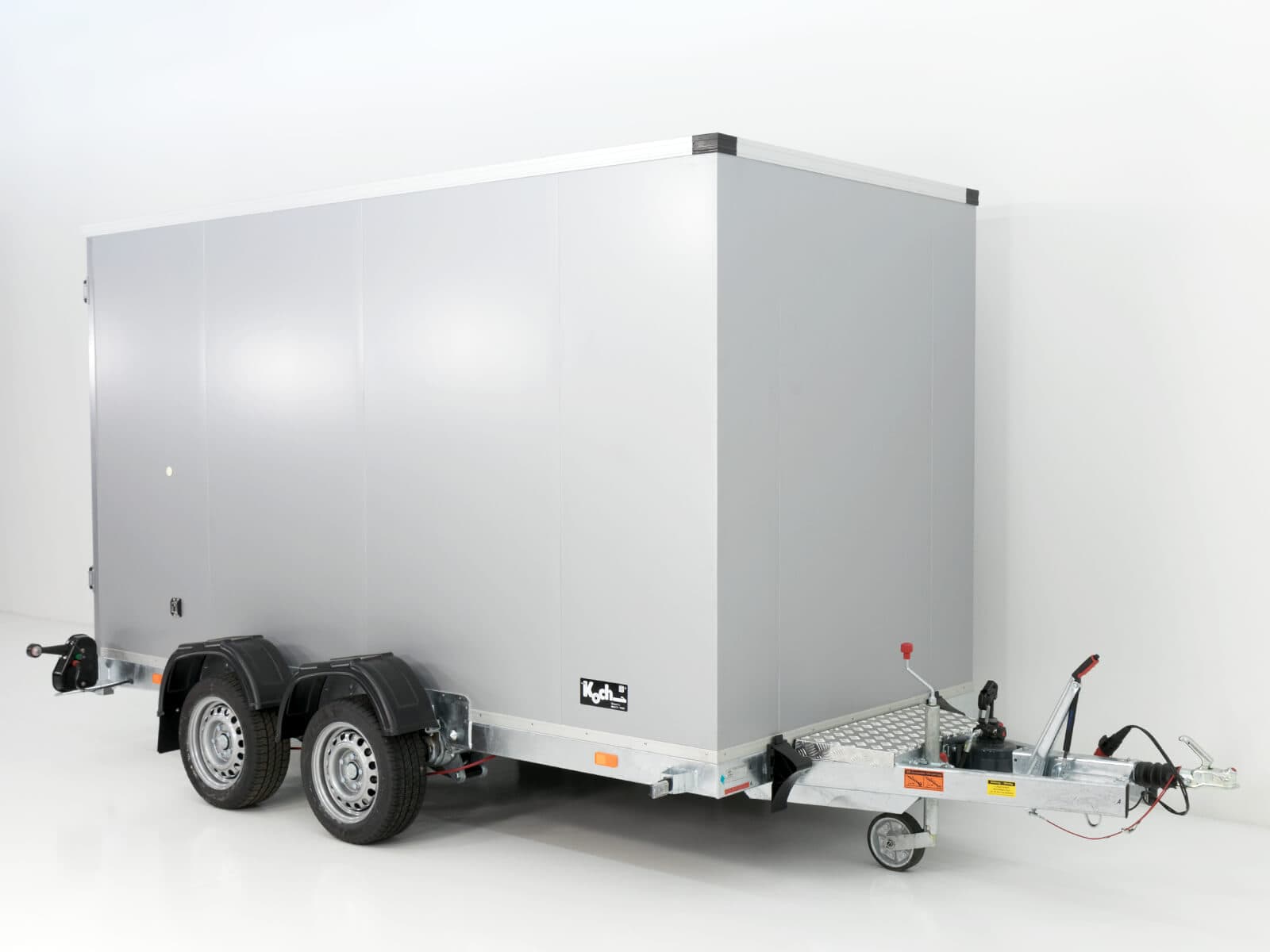 Koffer-Absenkanhänger Vezeko 157x343cm Höhe:190cm 2,7t|schwarz