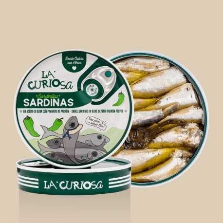 Sardines au Piment de Padrón – 10/14 pièces