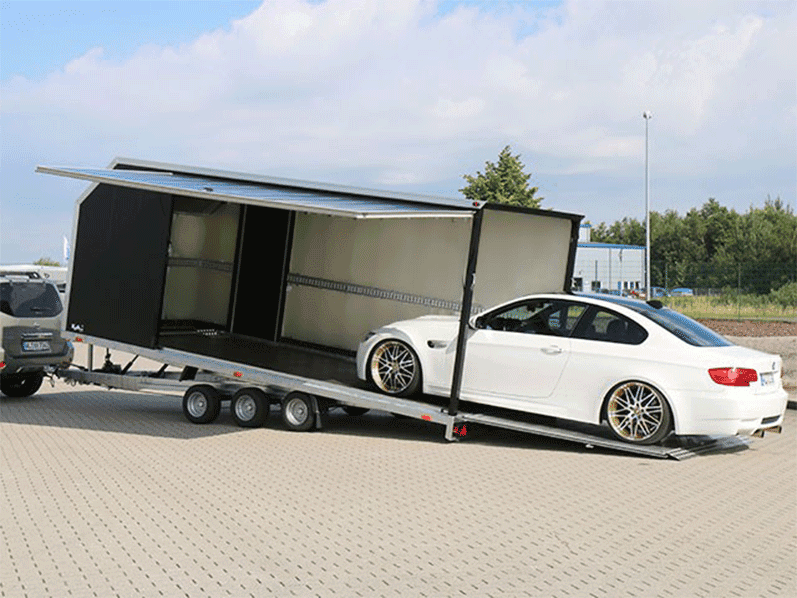 vezeko autotrailer cargo race master hohe210cm 35te winde neu
