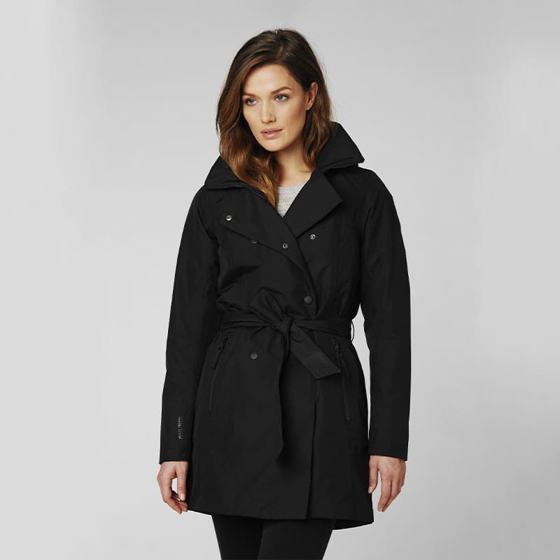 Trench Helly Hansen Welsey II Insulated XS 990 Black