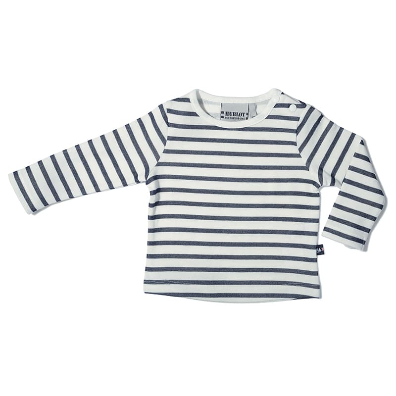 Marinière Layette HUBLOT  Brendy Ecru/Marine 6 Mois