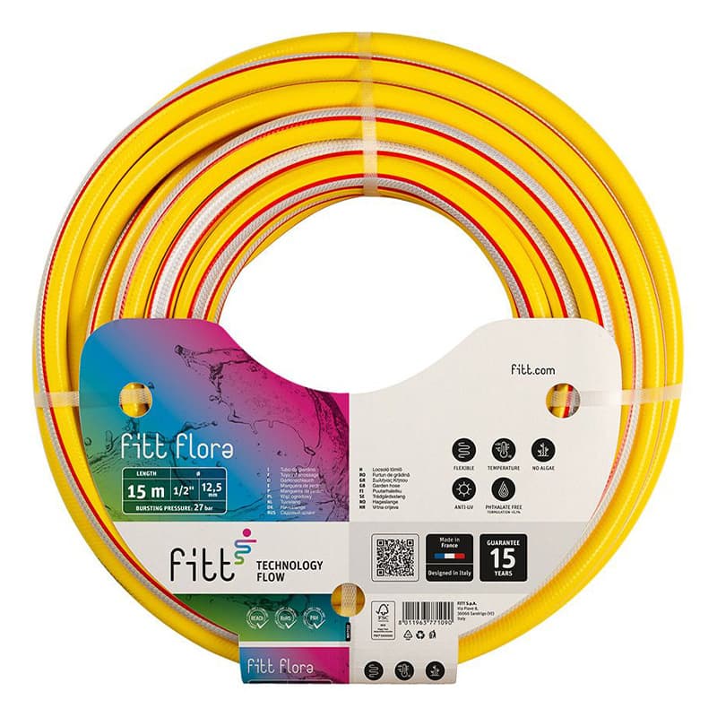 Tuyau d'Arrosage Fitt Flore - Ø15 à 25 mm - 25m Ø 25 mm