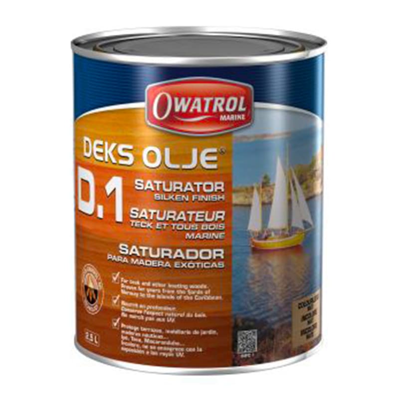 Deks O WATROL OLJE D.1 - Saturateur Mat Marine 2,5 Litres