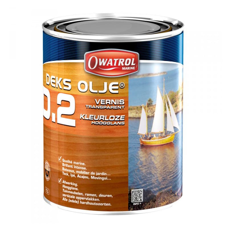 Deks O WATROL OLJE D.2 - Vernis Marine Transparent 1 Litre