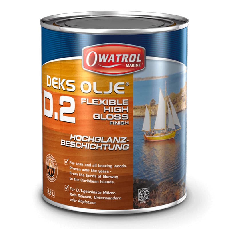 Deks O WATROL OLJE D.2 - Vernis Marine Transparent 2,5 Litres