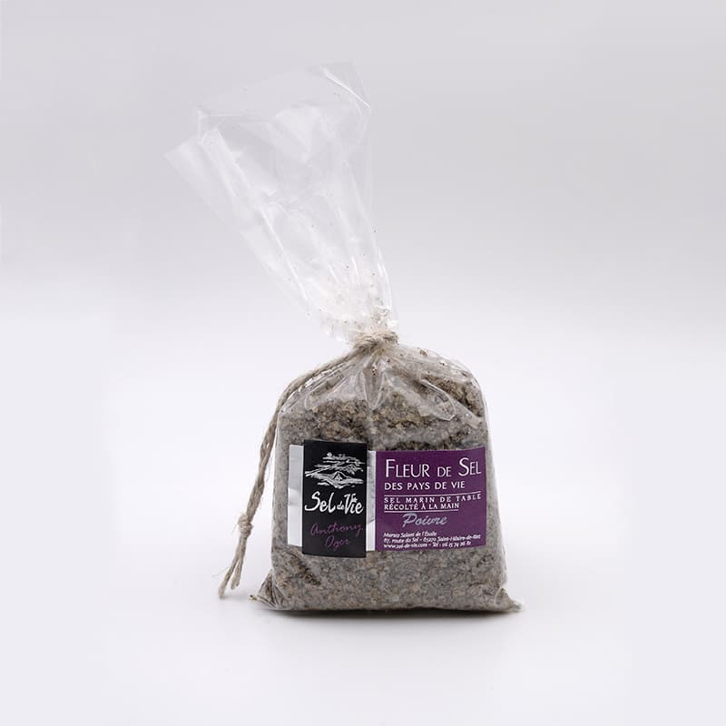 Fleur de Sel des Pays de Vie SEL DE VIE - Au Poivre 125 g