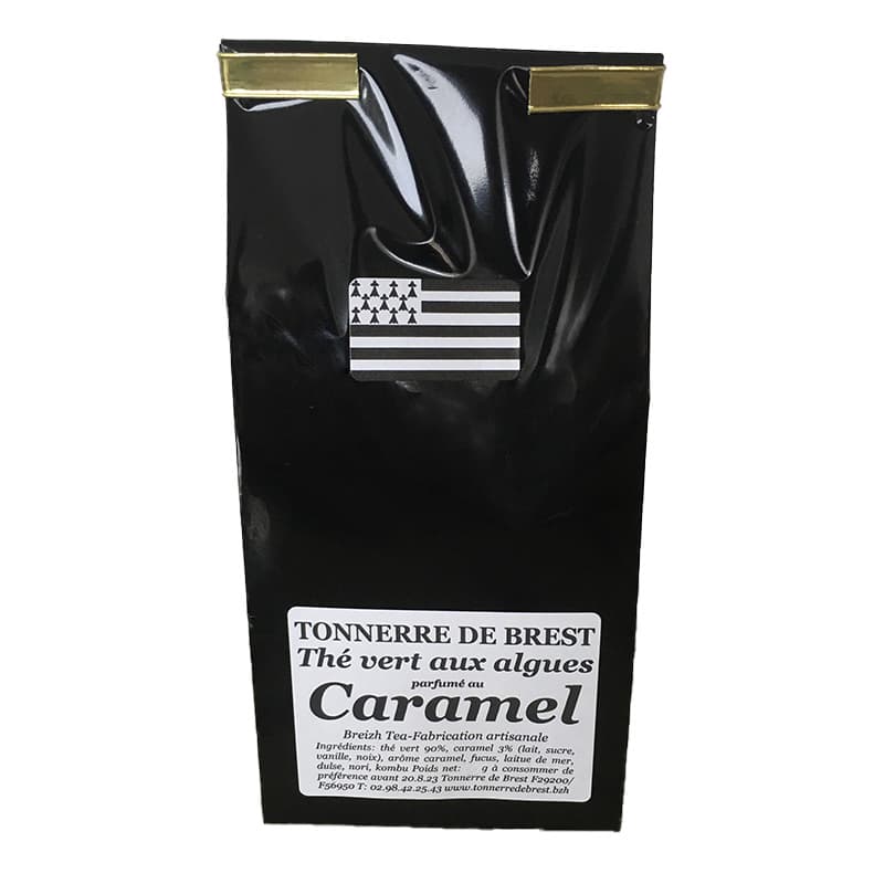 Thé vert aux Algues parfumé au Caramel TONNERRE DE BREST