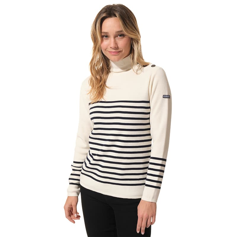 Pull HUBLOT Elonie L Ecru/Marine