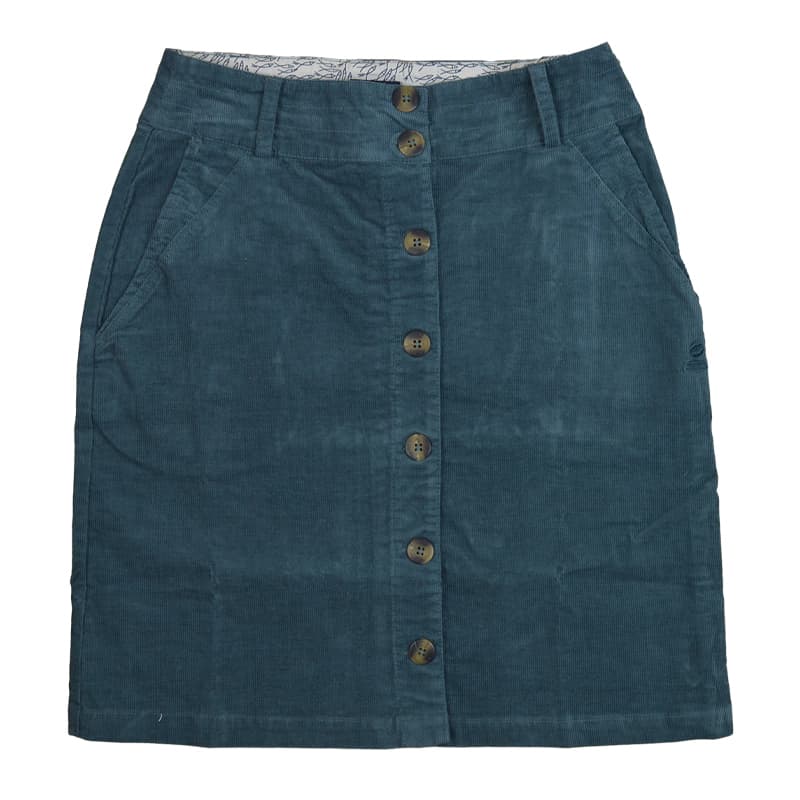 Jupe velours MOUSQUETON Steren 44 Bleu pétrole