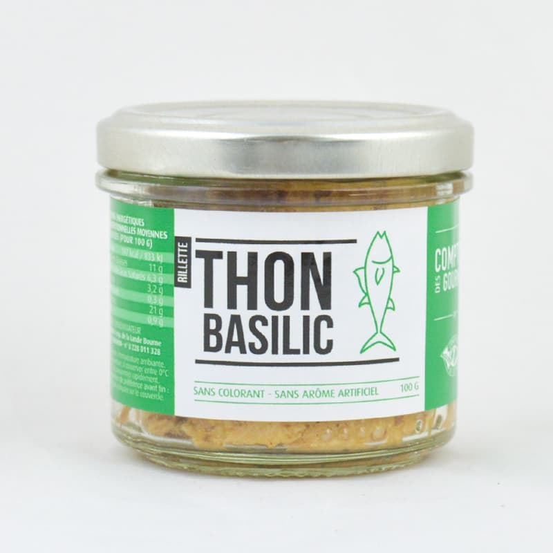 Rillettes De Thon Basilic COMPTOIR DES GOURMETS