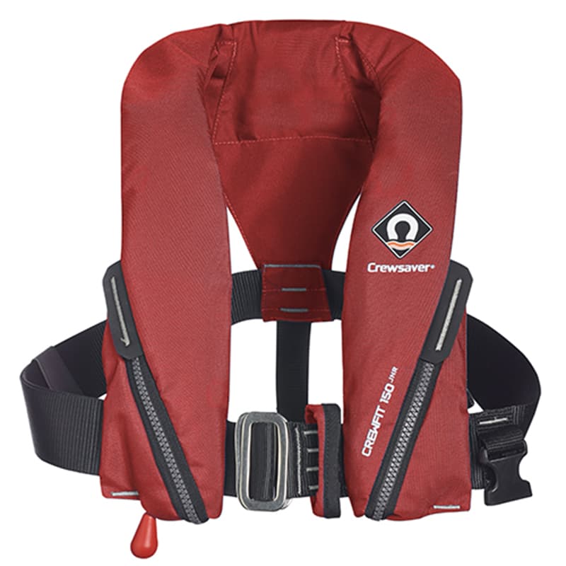 Gilet auto - CREWSAVER - Crewfit 150N Junior - Avec Harnais Rouge
