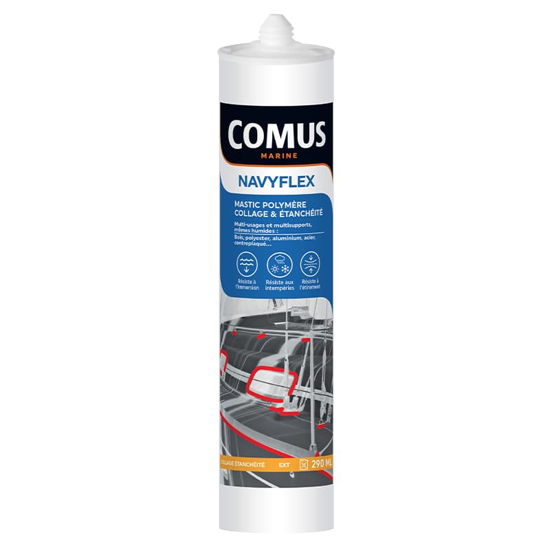 Navyflex Mastic Polymère Blanc COMUS MARINE 290 ml