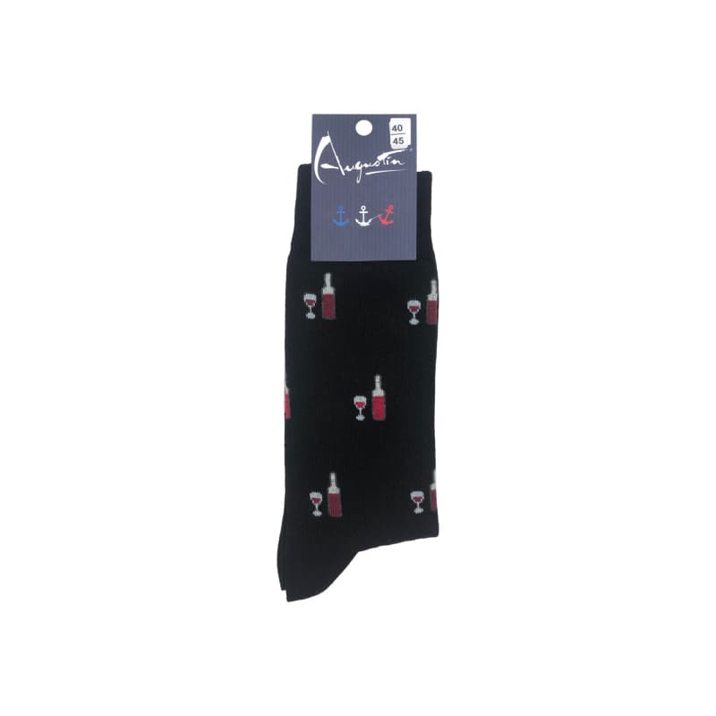 Chaussettes AUGUSTIN Vin Noir 40/45