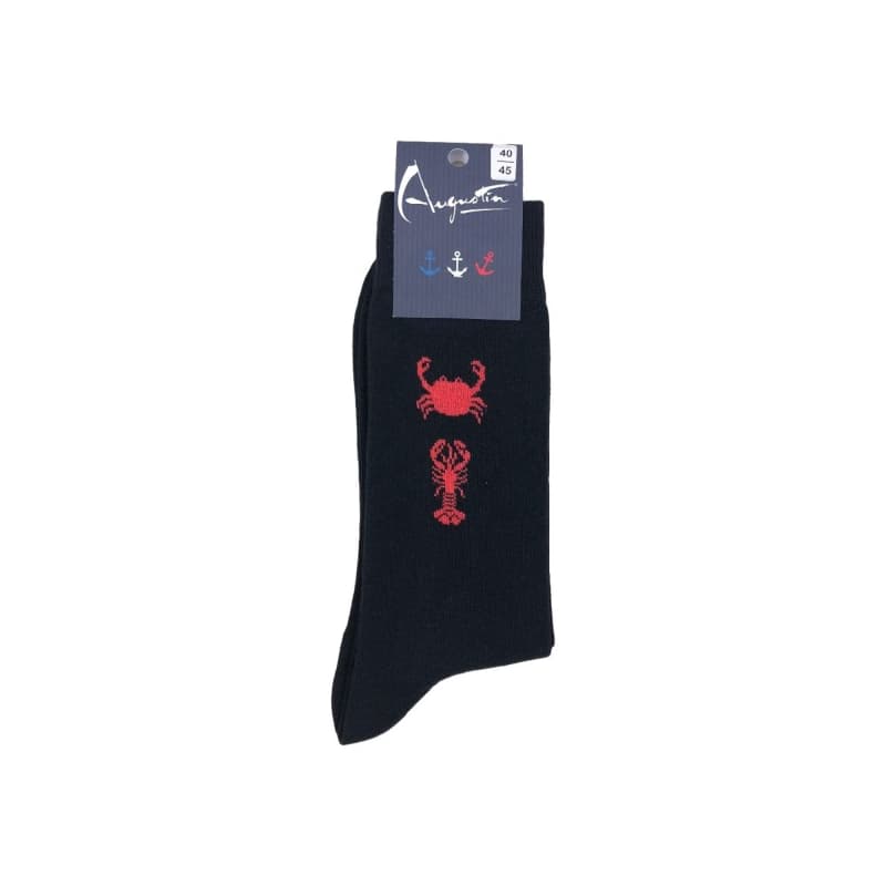 Chaussettes AUGUSTIN Homard & Crabe Marine 35/40