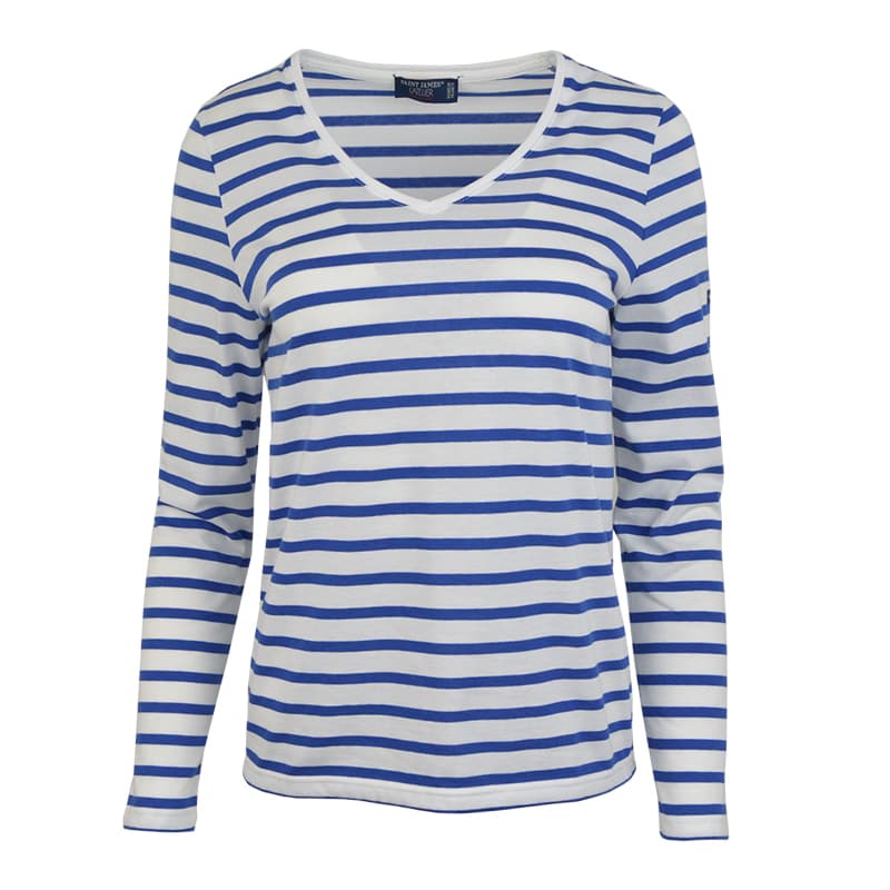 Marinière SAINT JAMES Hoedic 42 Neige/Gitane