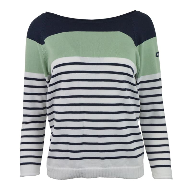 Pull HUBLOT Orchidee 2XL HUB Marine/Blanc/Thym