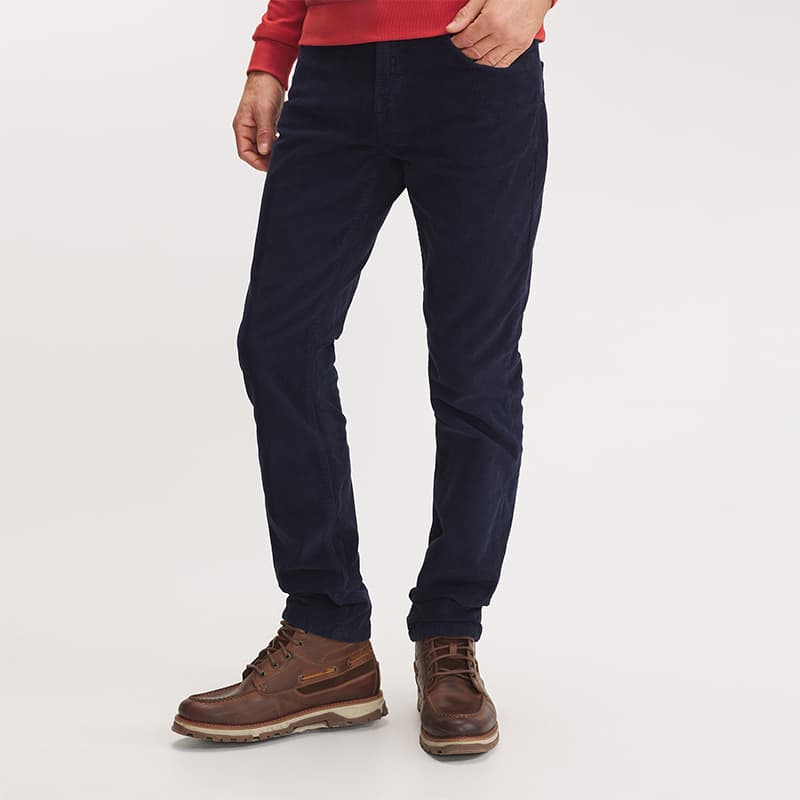 Pantalon velours TBS Arnonpan 42 032 Marine