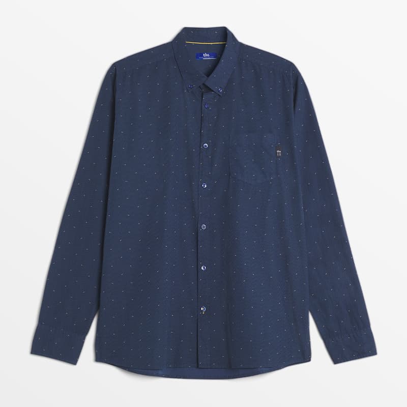 Chemise TBS Yahirche L 032 Marine