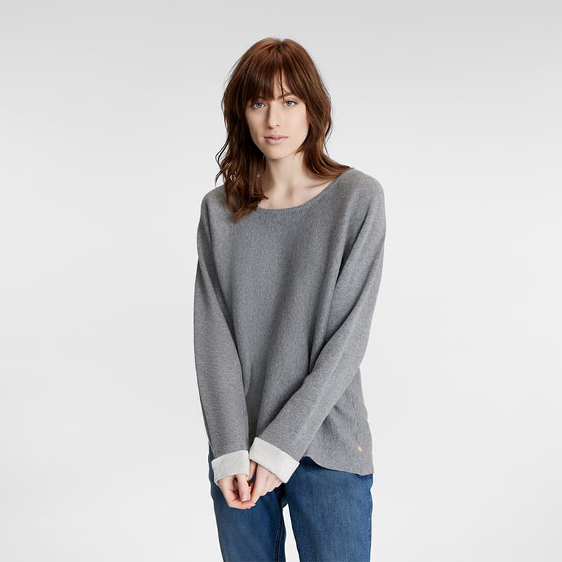 Pull TBS Pierapul L 031 Gris Chiné