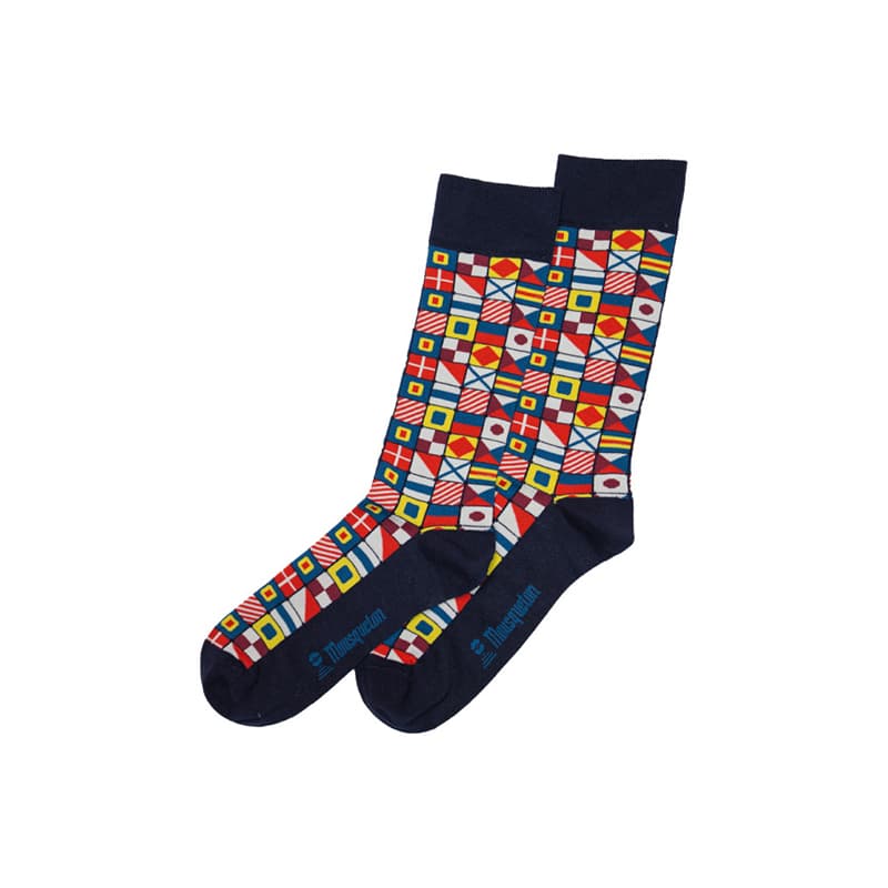 Chaussettes MOUSQUETON Berloer-S 37/41 Drapeaux Piment