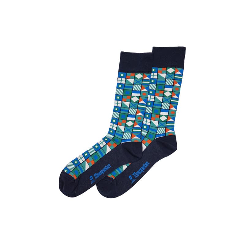 Chaussettes MOUSQUETON Berloer-S Drapeaux Myosotis 37/41