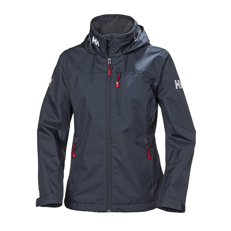 Veste imperméable doublée polaire HELLY HANSEN W Crew Hooded Midlayer XS 598 Navy