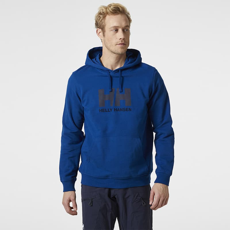 Sweat à capuche HELLY HANSEN Logo Hoodie L 606 Deep Fjord
