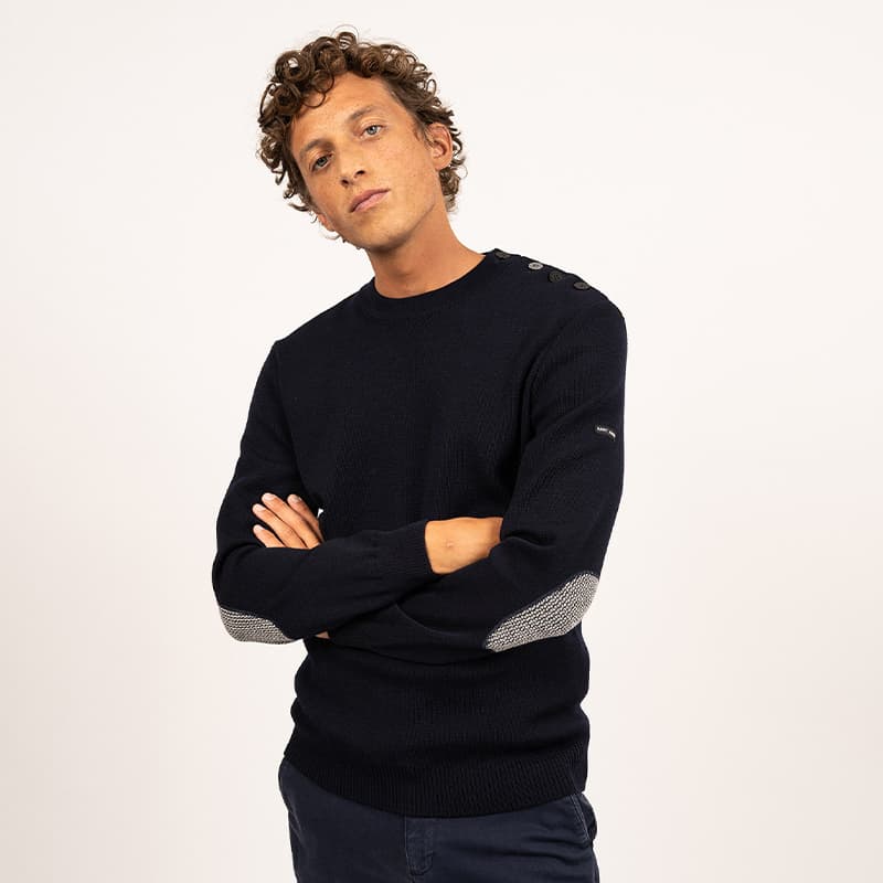 Pull SAINT JAMES Dinan 2XL Marine