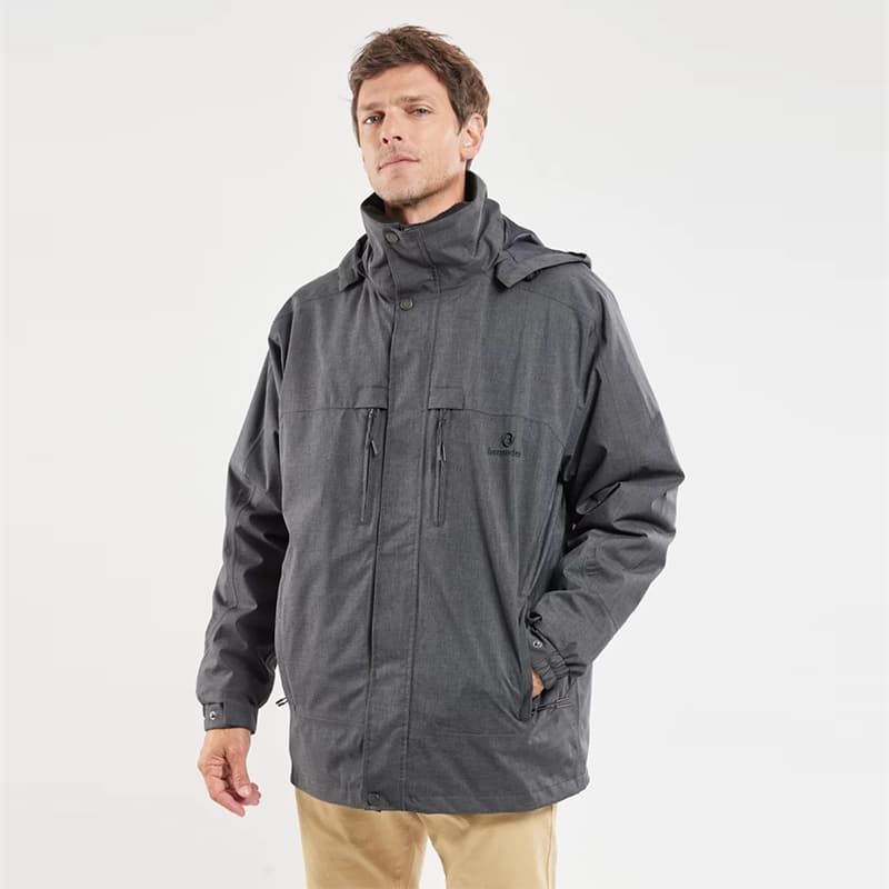 Parka imperméable BERMUDES Hiker 2 3XL b410 Gris chiné