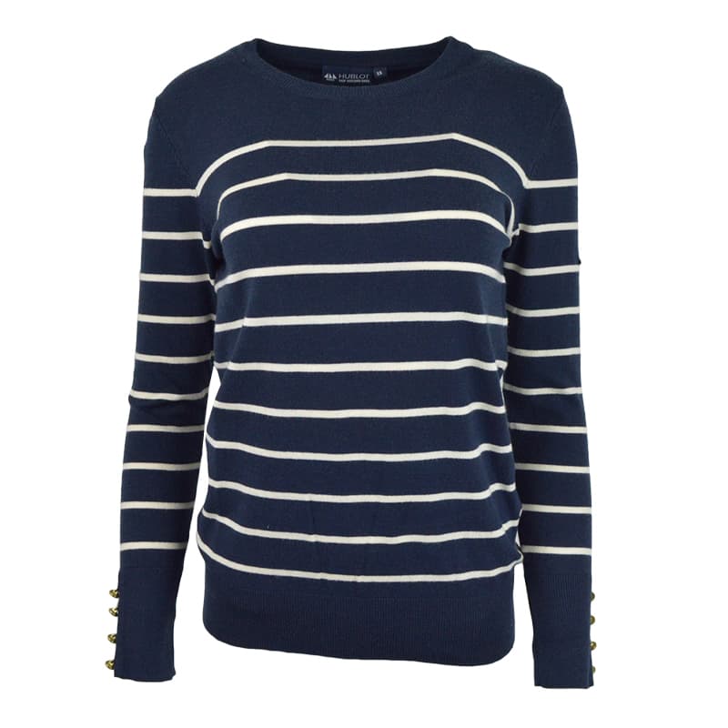 Pull marin HUBLOT Francina S Marine/Ecru
