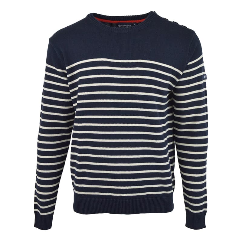 Pull HUBLOT Eduardo L Marine/Blanc