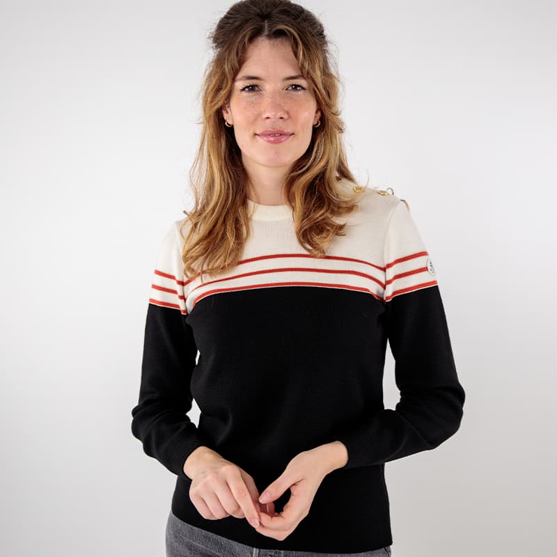 Pull ROYAL MER Cordelia 36 Noir/Or/Vitamine