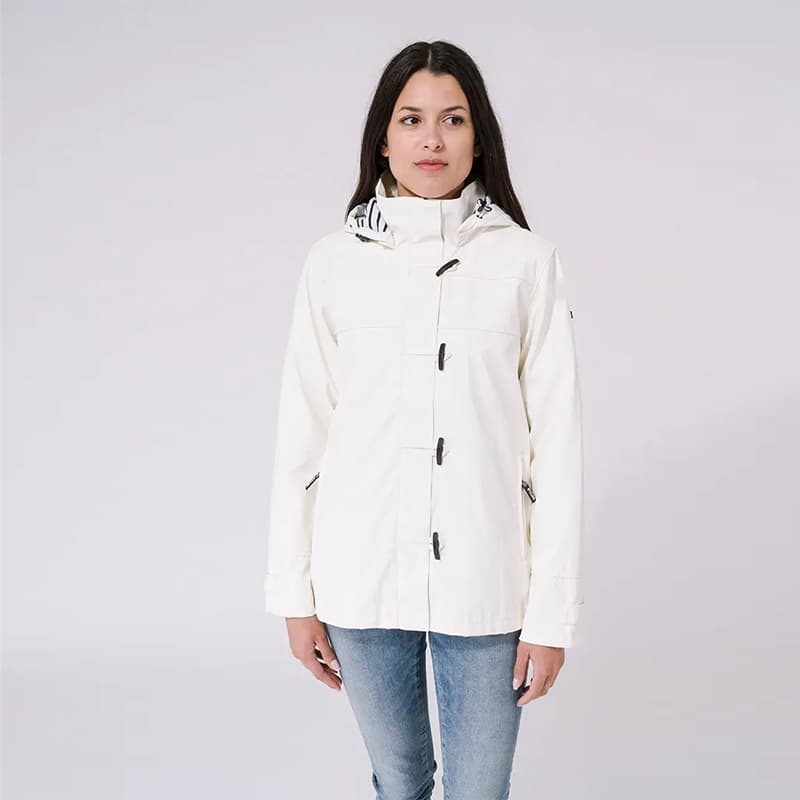 Ciré avec doublure rayée BATELA C3008 44 BL Blanc